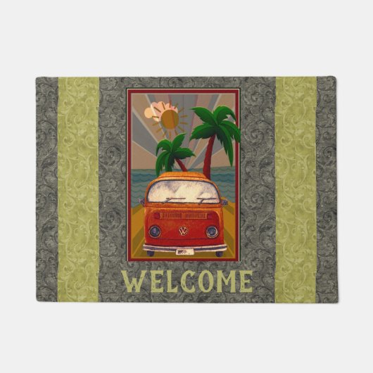 Poster:Travel California Doormat Deurmat (Voorkant)