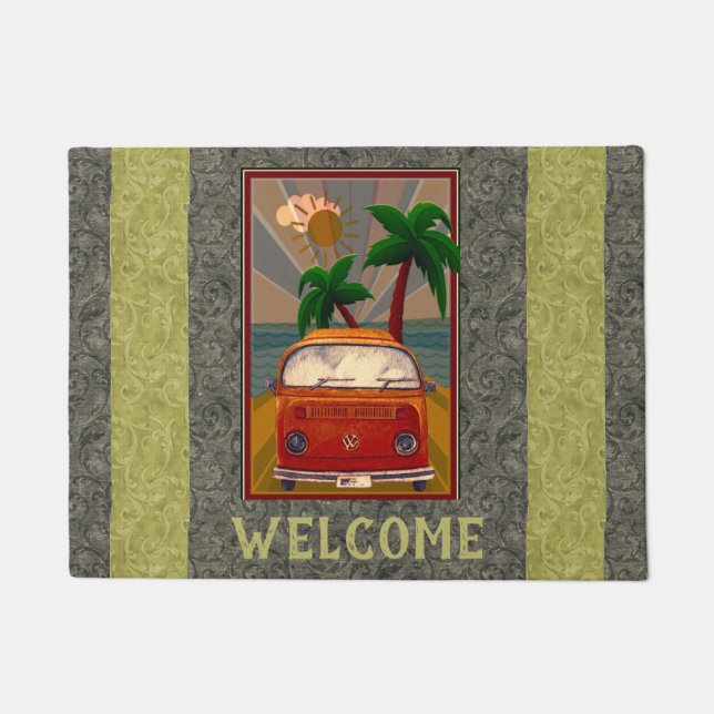 Poster:Travel California Doormat Deurmat (Voorkant)