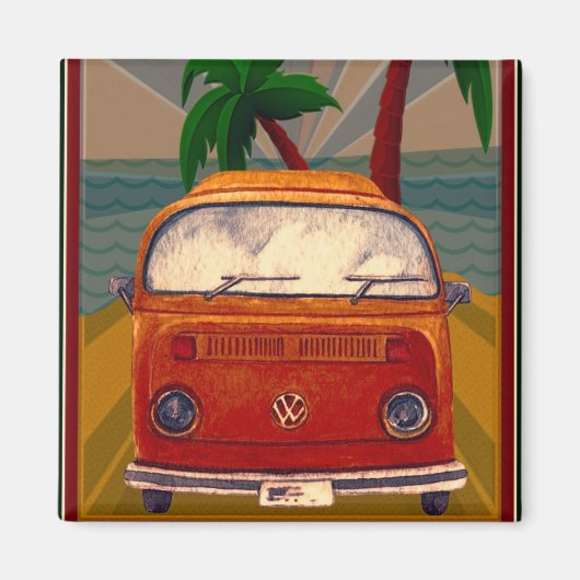 Poster:Travel California Magneet (Voorkant)