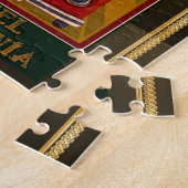 Poster:Travel California Puzzle Legpuzzel (Zijkant)