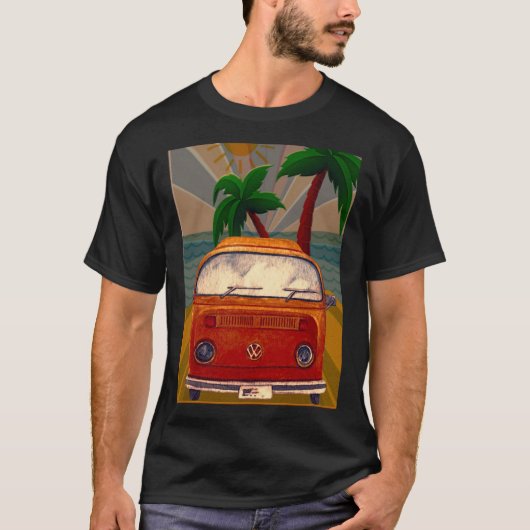 Poster:Travel California T-shirt (Voorkant)