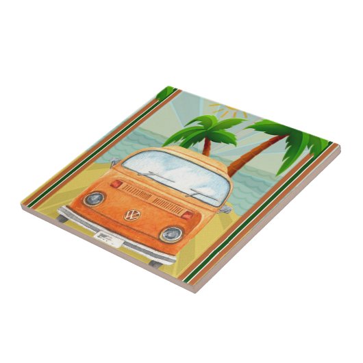 Poster:Travel California Tegeltje (Zijkant)