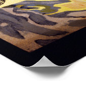 Poster Travel Venice Gondola Vintage Lido Venezia (Hoek)