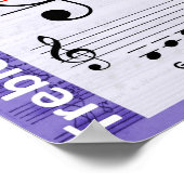 Poster Treble Clef (Hoek)