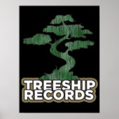Poster Treeship Records (Voorkant)