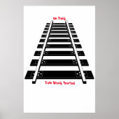 Poster treinsporen (Voorkant)