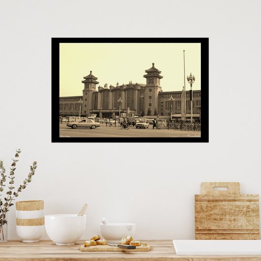 Poster treinstation (Keuken)