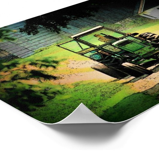 Poster trekker (Hoek)