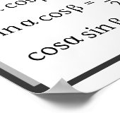 Poster trigonometrie: product-tot-som-kenmerken (Hoek)