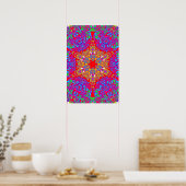 Poster Trippy: Abstract Psychedelic (Keuken)