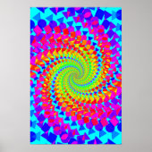 Poster Trippy: Abstract Psychedelic (Voorkant)