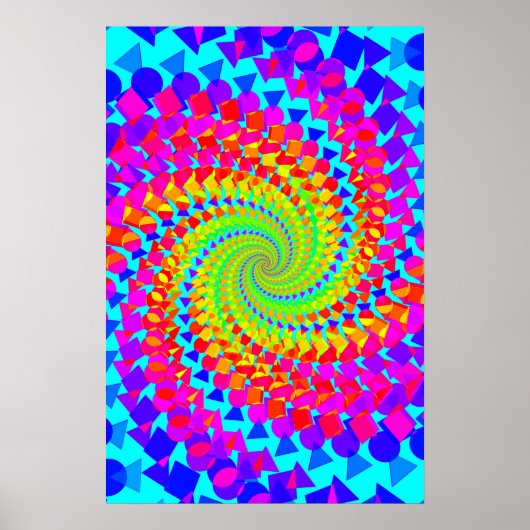 Poster Trippy: Abstract Psychedelic (Voorkant)