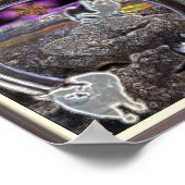 Poster Trippy Cats (Hoek)