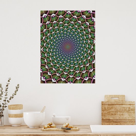Poster Trippy Eyes (Keuken)