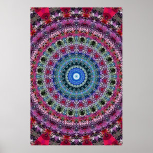 Poster Trippy: Psychedelic Radiaal Artwork