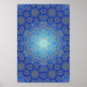 Poster Trippy: Psychedelic Radiaal Artwork (Voorkant)