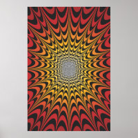 Poster Trippy: Psychedelic Radiaal Artwork