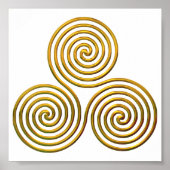 Poster Tris-gold (Voorkant)