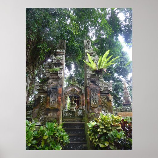 POSTER - Tropical Bali Garden (Voorkant)