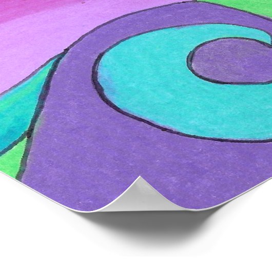 poster "Tropical Sunset" (Hoek)