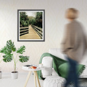 Poster Tropische kever Pier Palm Trees