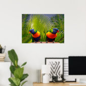 Poster tropische vogels (Thuiskantoor)