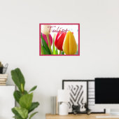 Poster Tulpkleuren (Thuiskantoor)