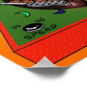 Poster "Turkey Table" - door Kev Moore (Hoek)