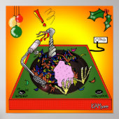 Poster "Turkey Table" - door Kev Moore (Voorkant)