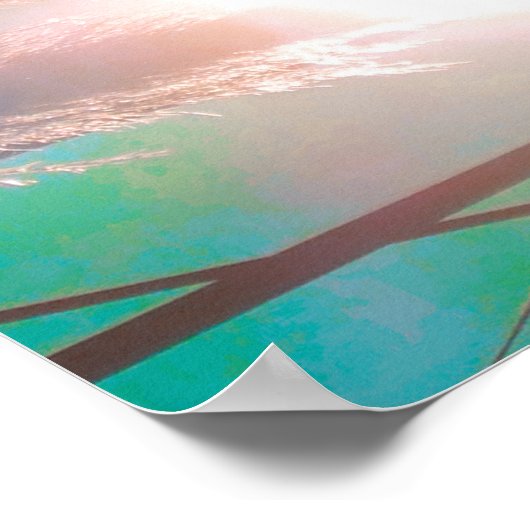 Poster "TurquoiseMidday" (Hoek)