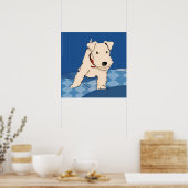 Póster Turrón sobre la cama Poster (Keuken)