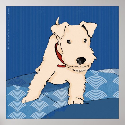 Póster Turrón sobre la cama Poster (Voorkant)