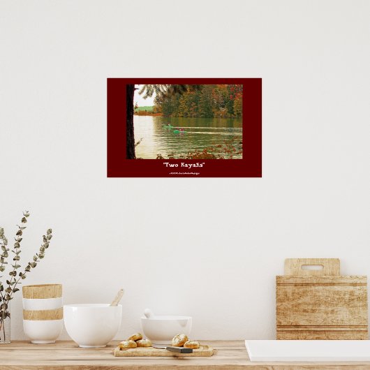 poster "Two Kayaks" (Keuken)
