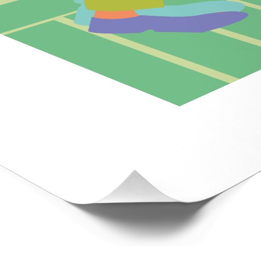 poster two men talking (Hoek)