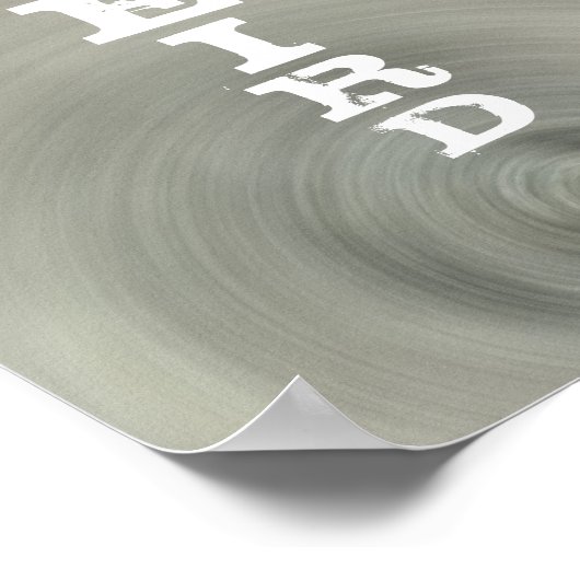 poster typografie muurkunst (Hoek)