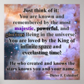 Poster: Uchtdorf-citaat Poster (Voorkant)