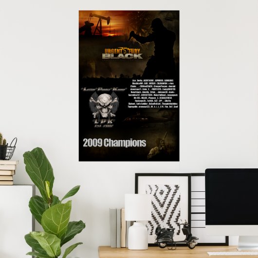 Poster UF Black Cup (Thuiskantoor)