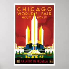 Poster uit 1933 in Chicago World's Fair 1933