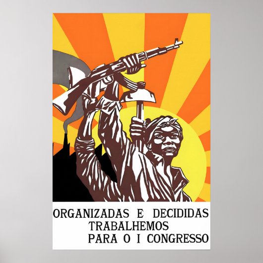 Poster uit de Afrikaanse Propaganda uit de jaren ' (Voorkant)