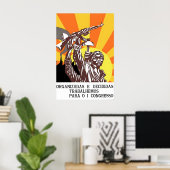 Poster uit de Afrikaanse Propaganda uit de jaren ' (Thuiskantoor)