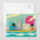 Poster uit de jaren tachtig van de vorige eeuw Briefkaart (Voorkant / Achterkant)