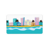  Poster uit de jaren tachtig van de vorige eeuw Etiket (Voorkant)