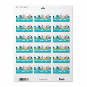  Poster uit de jaren tachtig van de vorige eeuw Etiket (Full Sheet)