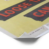 poster uit de Tweede Wereldoorlog. (Hoek)