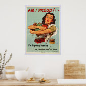 Poster uit de Tweede Wereldoorlog - BEN IK GOED! (Keuken)