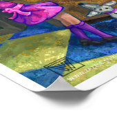 Poster Uitchecken bibliotheek (Hoek)