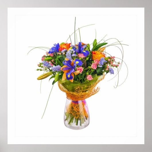 Poster Uitgebreide bloemen (Voorkant)