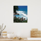 Poster uitkijkpunt bij Point Danger Australië (Keuken)