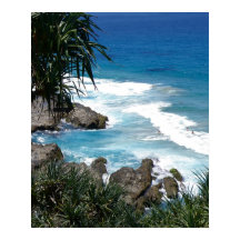 Poster uitkijkpunt bij Point Danger Australië