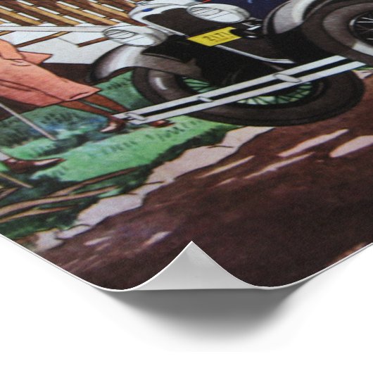 Poster uitzetten (Hoek)